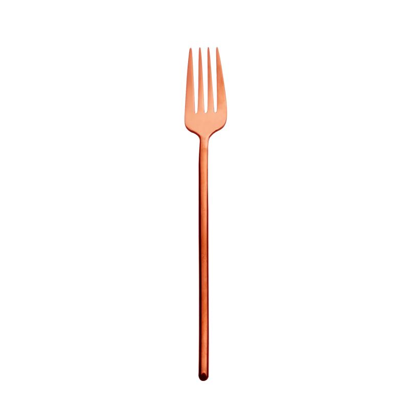 STICK TABLE FORK COPPER 22CM