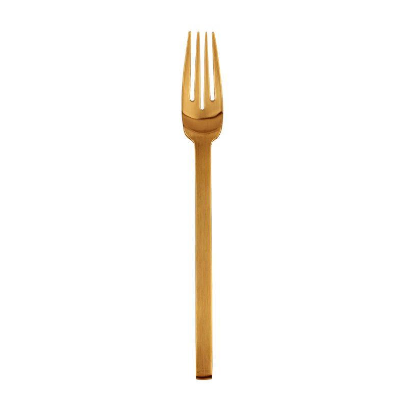 SPIGA FISH FORK GOLD 22CM