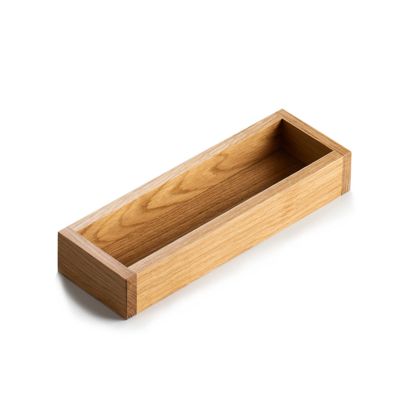 ZEN OAK TRAY WALNUT 27X9CM