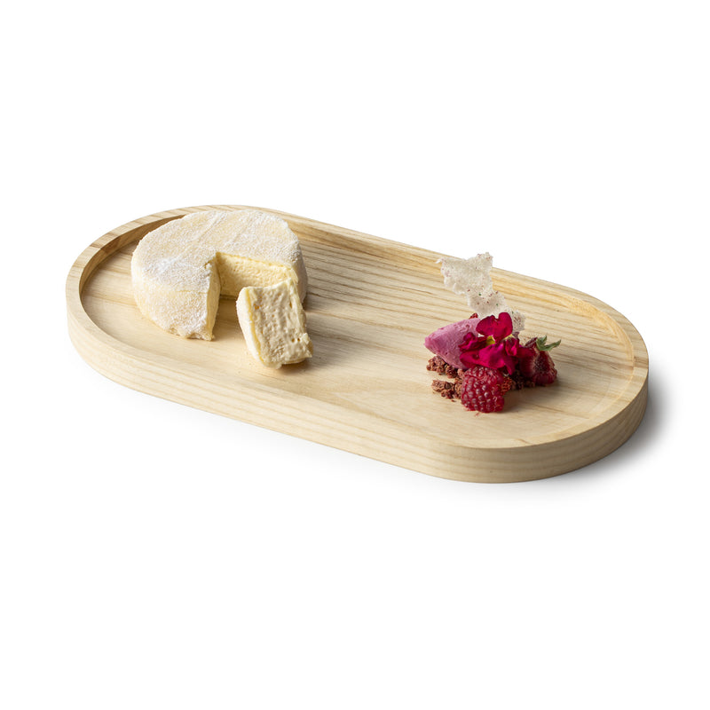 NATURE WOOD TRAY 29.8X14.8X2CM