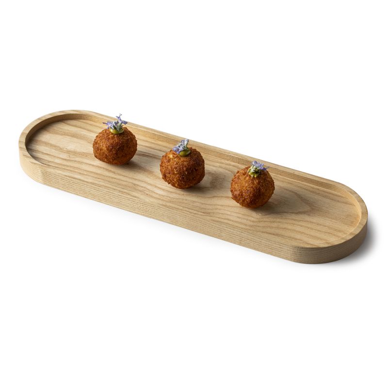 NATURE WOOD TRAY 37X10.8X2CM