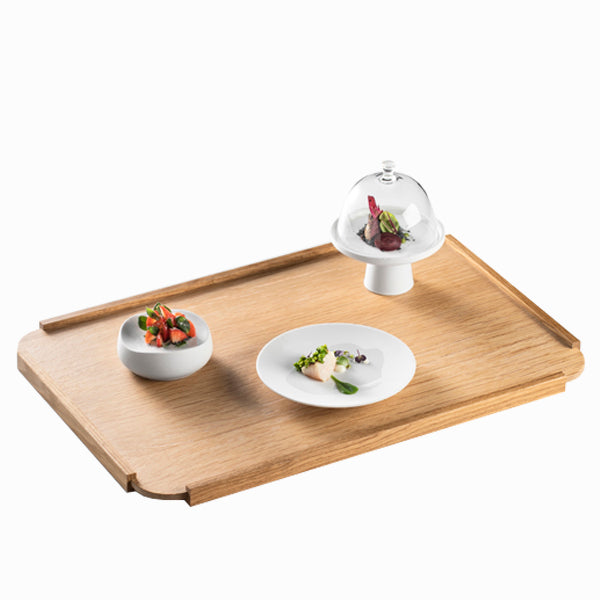 ZEN WOOD TRAY 51X35CM