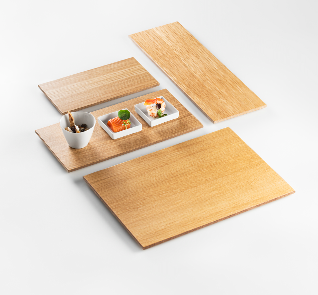 ZEN WOOD TRAY 39X28CM