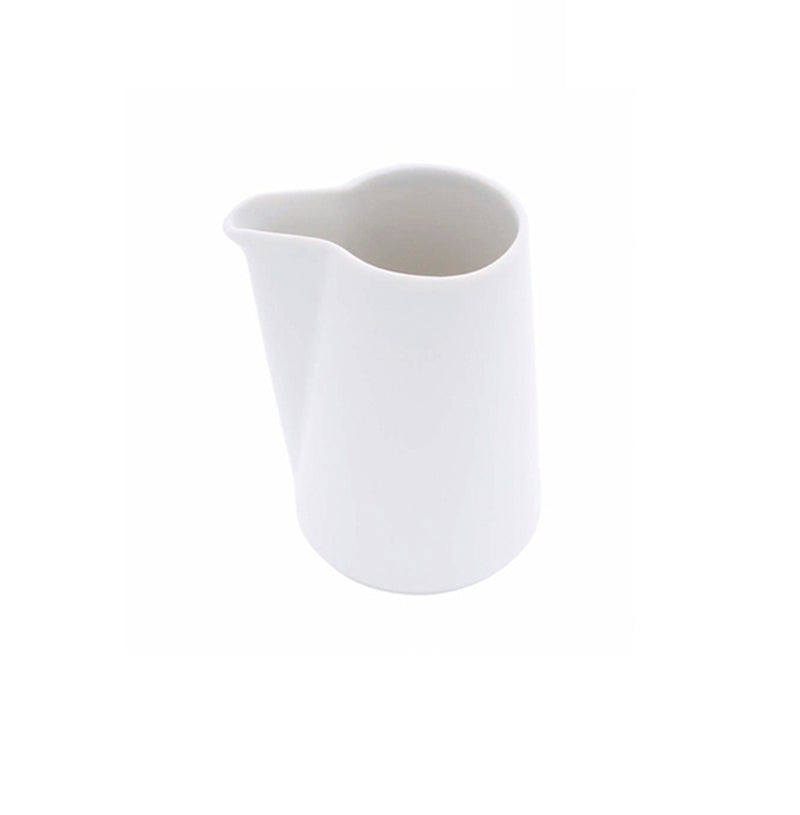 Luxury porcelain jug with glossy finish, elegant coffee & tea serveware, durable, microwave, oven & dishwasher safe