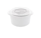 Love Terrine with cover, glossy porcelain bowl for soups or casseroles, luxury tableware blending elegance and function