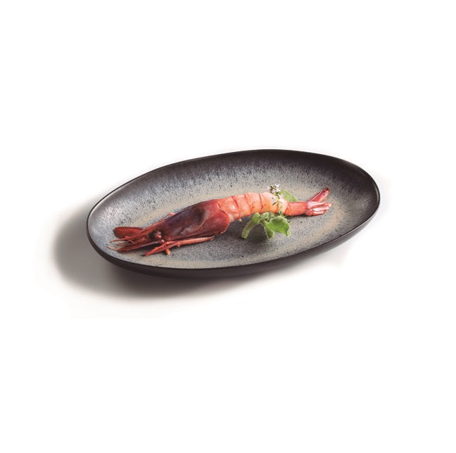 ORFEO OVAL PLATE 23X14CM