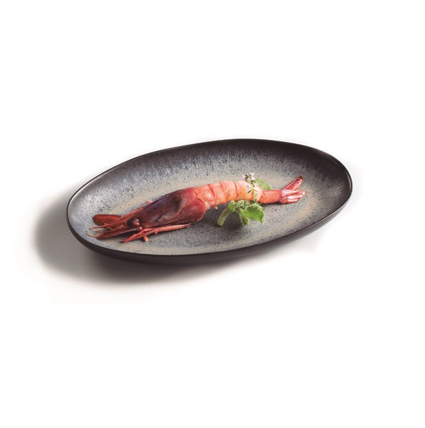 ORFEO OVAL PLATE 34X18CM