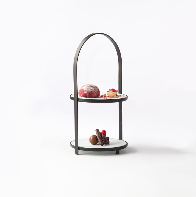 STAND SET 2 PLATES 16CM