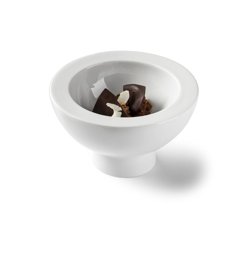 Ethnic Bowl Cup in glossy porcelain, 16cm luxury tableware for soups or desserts, elegant artistic dining piece.