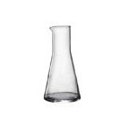 Buffet glass jug 1L, sleek design with glossy finish, heat-safe, dishwasher & freezer safe, luxury serveware for elegant dining and beverages.
