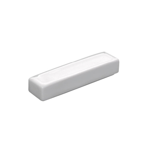 Kyoto porcelain cutlery rest with glossy finish, minimalist Japanese design, luxury tableware accessory for refined dining
