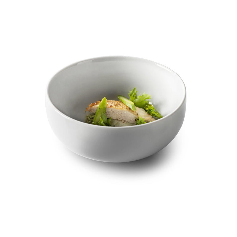 Ethnic Bowl 12cm glossy porcelain, luxury artistic tableware for salads, soups, desserts, and elegant dining settings