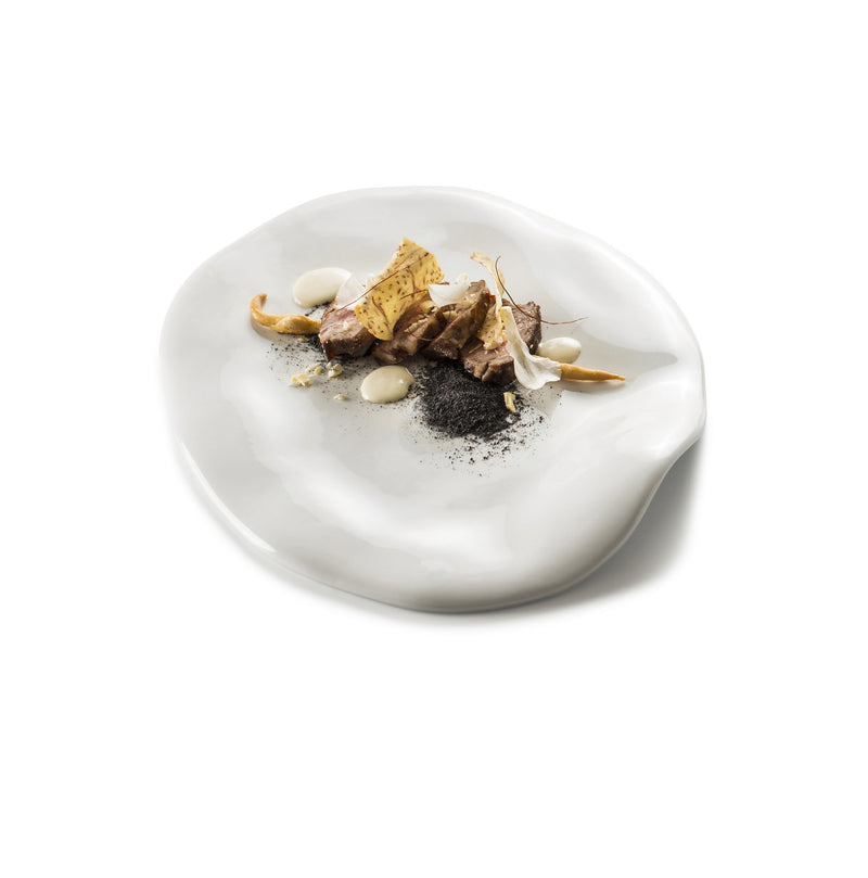 NUAGES PLATE W/WING 31X23CM