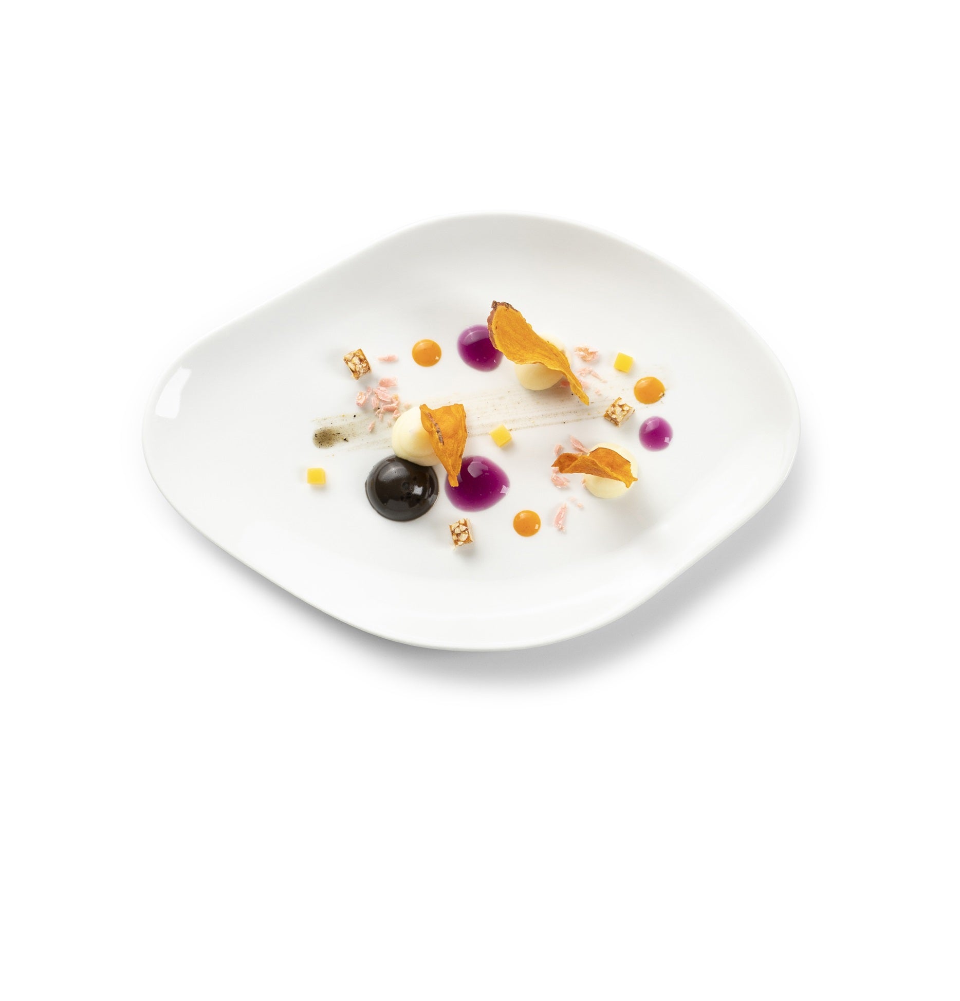 WAVE OVAL FLAT PLATE 26CM