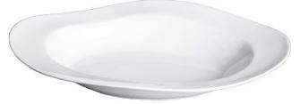 WAVE OVAL FLAT PLATE 26CM