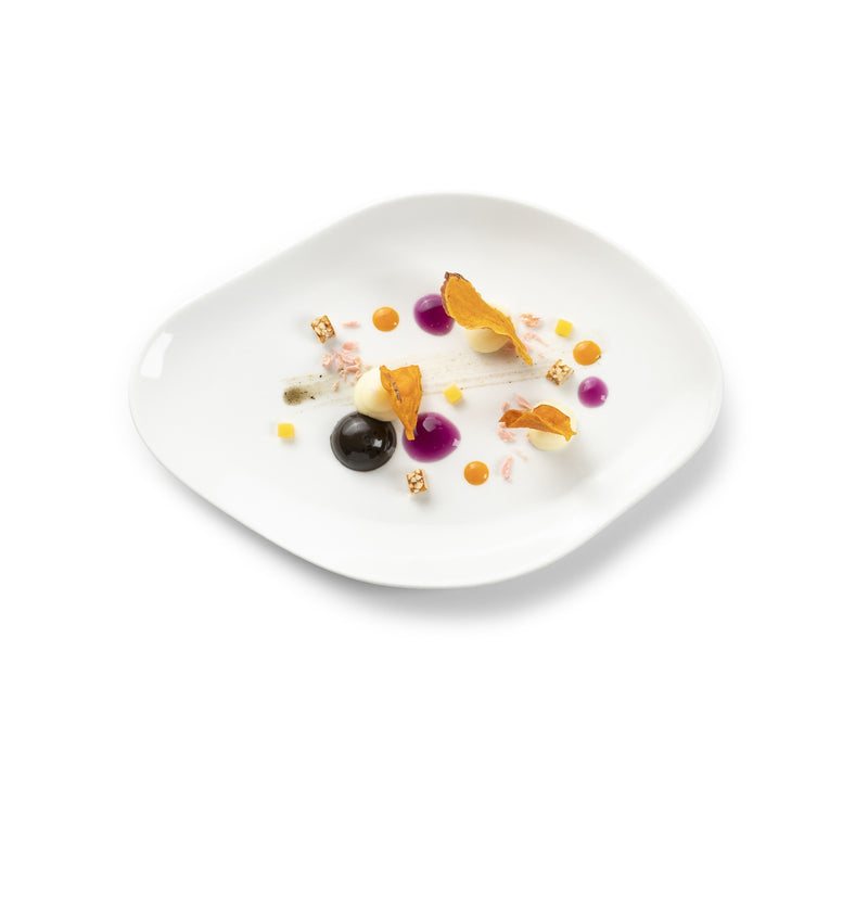WAVE OVAL FLAT PLATE 26CM