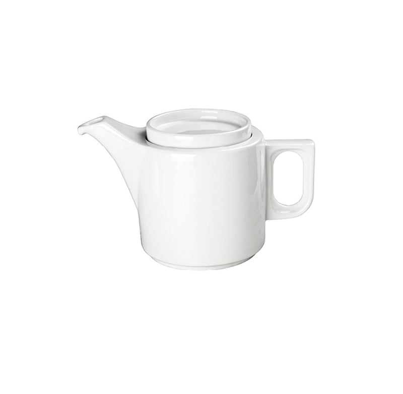 450ml glossy porcelain coffee cup, luxury dining ware, elegant white finish, microwave, dishwasher & freezer safe.