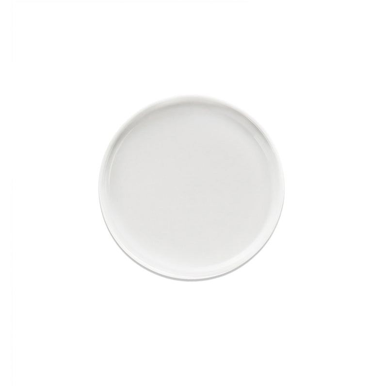 Luxury porcelain tasting plate 12cm with glossy finish, perfect for appetizers, desserts, and artistic food presentation
