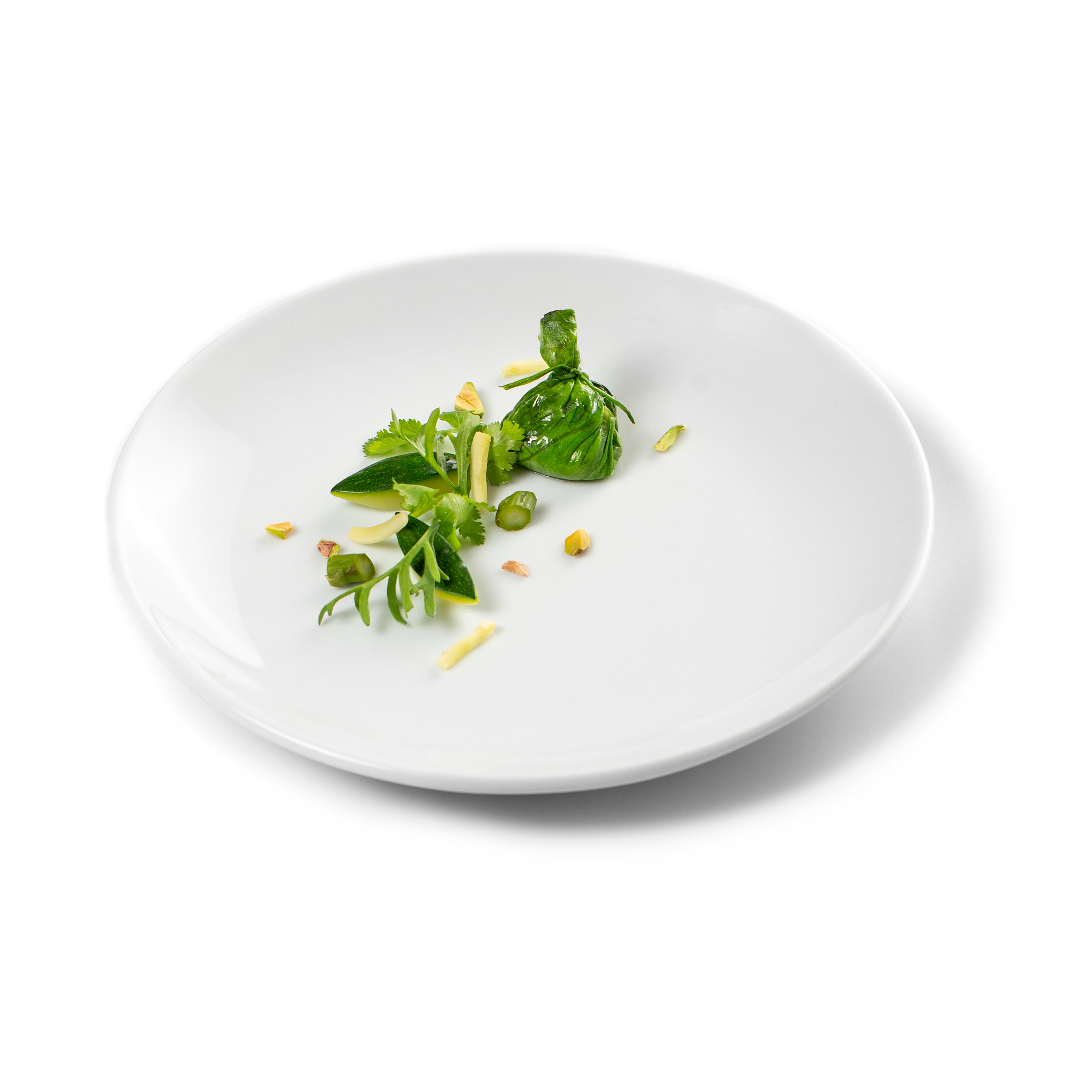 Luxury porcelain dessert plate with glossy finish, perfect for elegant dessert presentations, dishwasher and oven safe.