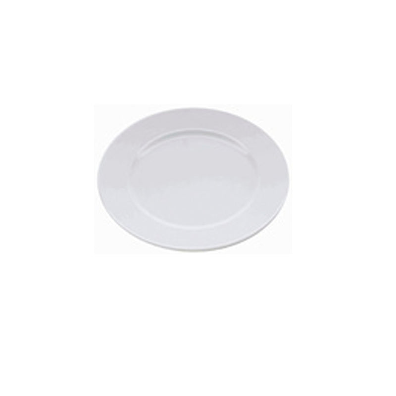 Classic porcelain dessert plate with glossy finish, luxury tableware for elegant dessert presentation and timeless dining style.