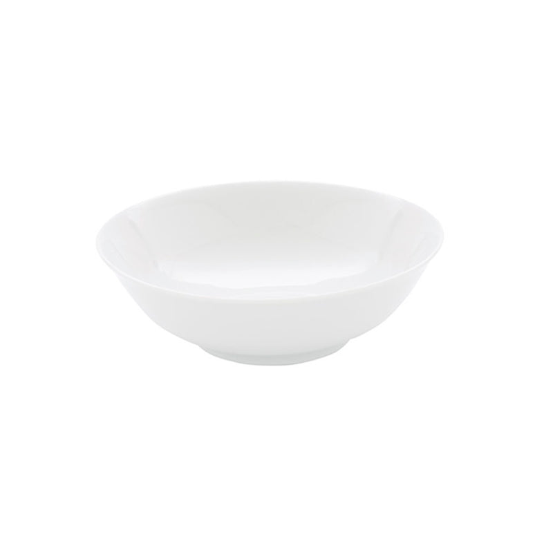 Classic porcelain soup bowl with glossy finish, luxury tableware ideal for serving gourmet soups, broths, and elegant dining.