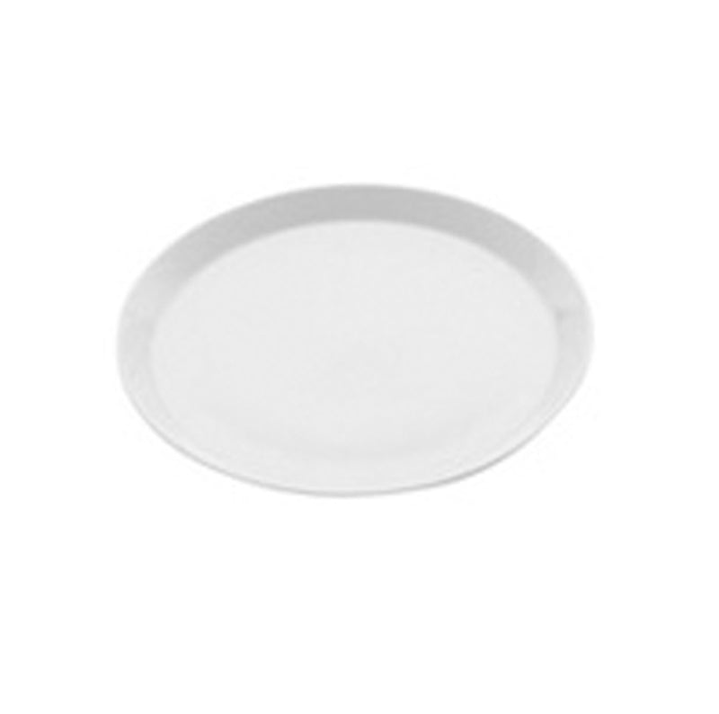 Glossy porcelain dinner plate with modern elegance, luxury tableware ideal for main courses or stylish everyday dining.