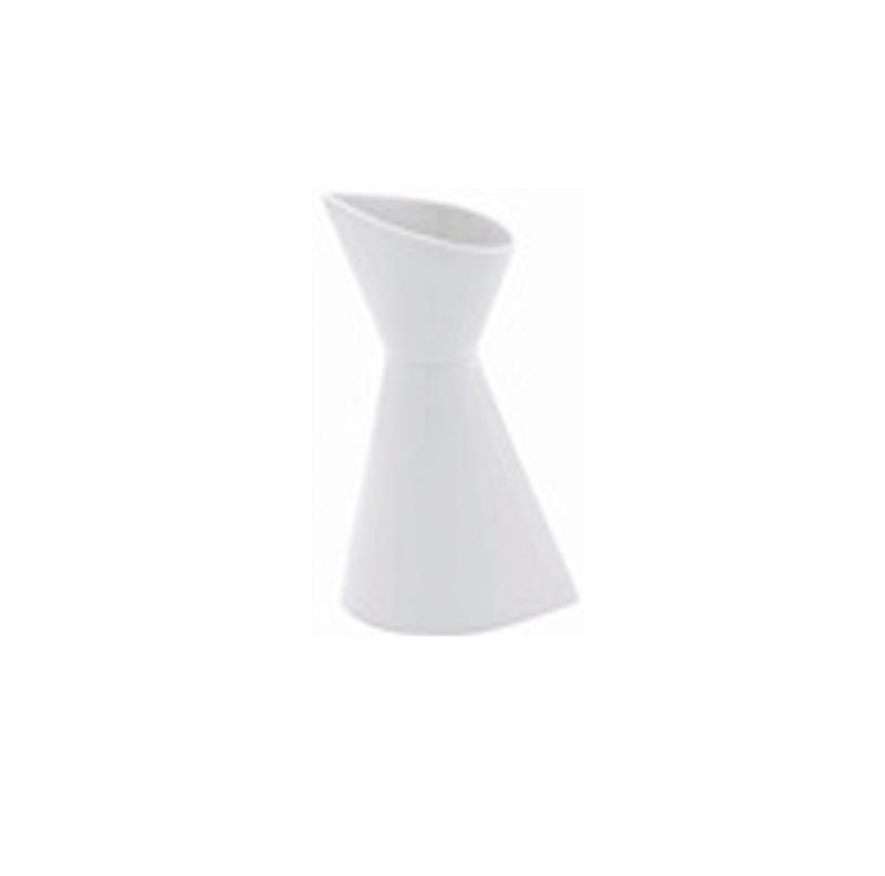 Gota Porcelain Jug 600ml, tall flared design with glossy finish, luxury serveware for hot or cold beverages