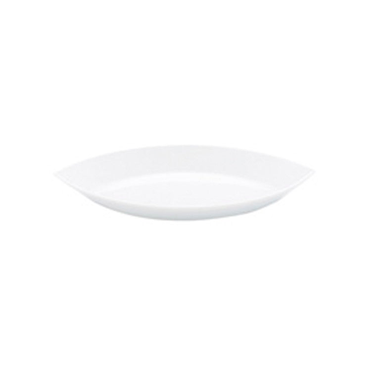 Gota Oval Tray 23cm, durable porcelain with glossy finish, oven, microwave & freezer safe modern serveware