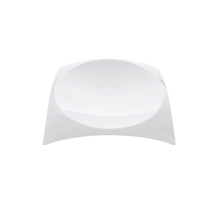 Galaxy Tasting Plate in glossy porcelain, luxury artistic dish for gourmet bites and elegant modern dining.
