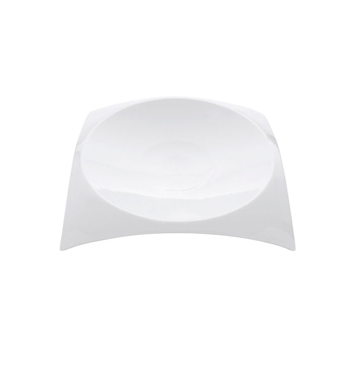 Porcelain Galaxy Plate with glossy finish, celestial-inspired luxury tableware for modern elegant dining.