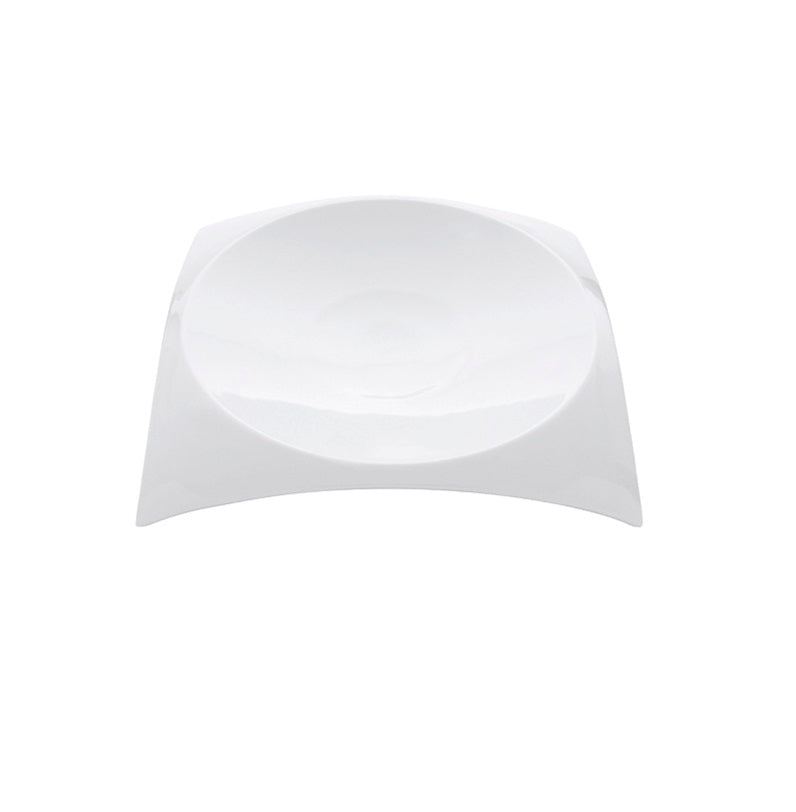Luxury porcelain Galaxy Plate with glossy celestial design, artistic modern tableware for elegant fine dining.
