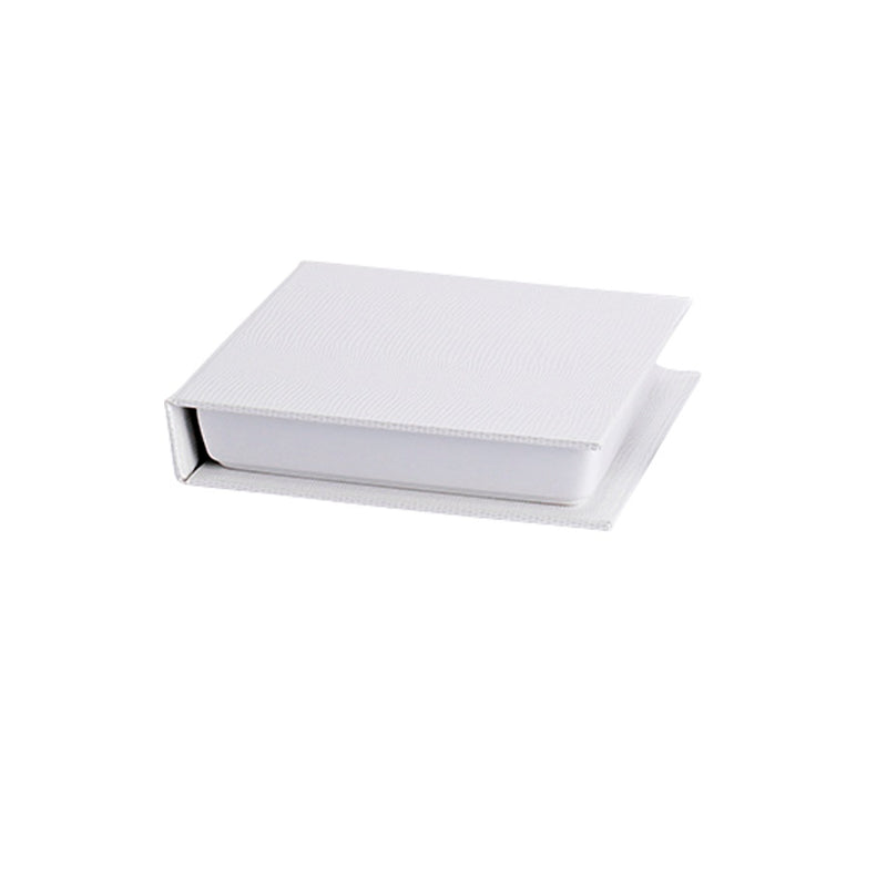 White bill holder with minimalist design, durable build for elegant check presentation in upscale restaurants.