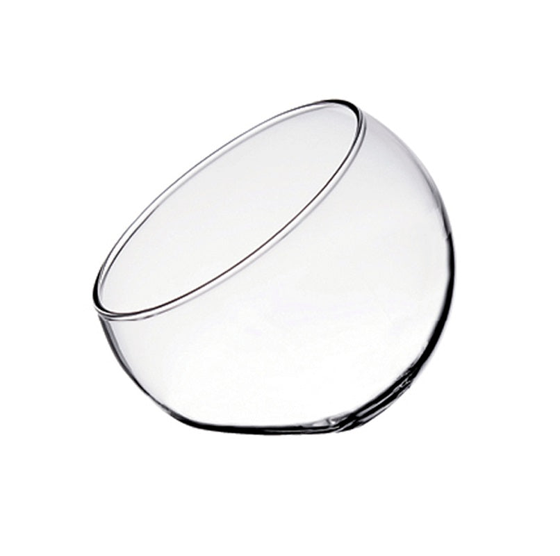 ETHNIC SLANTED GLASS BOWL 12CL