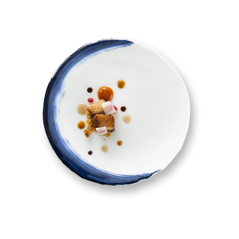 OIA GLASS PLATE 23CM