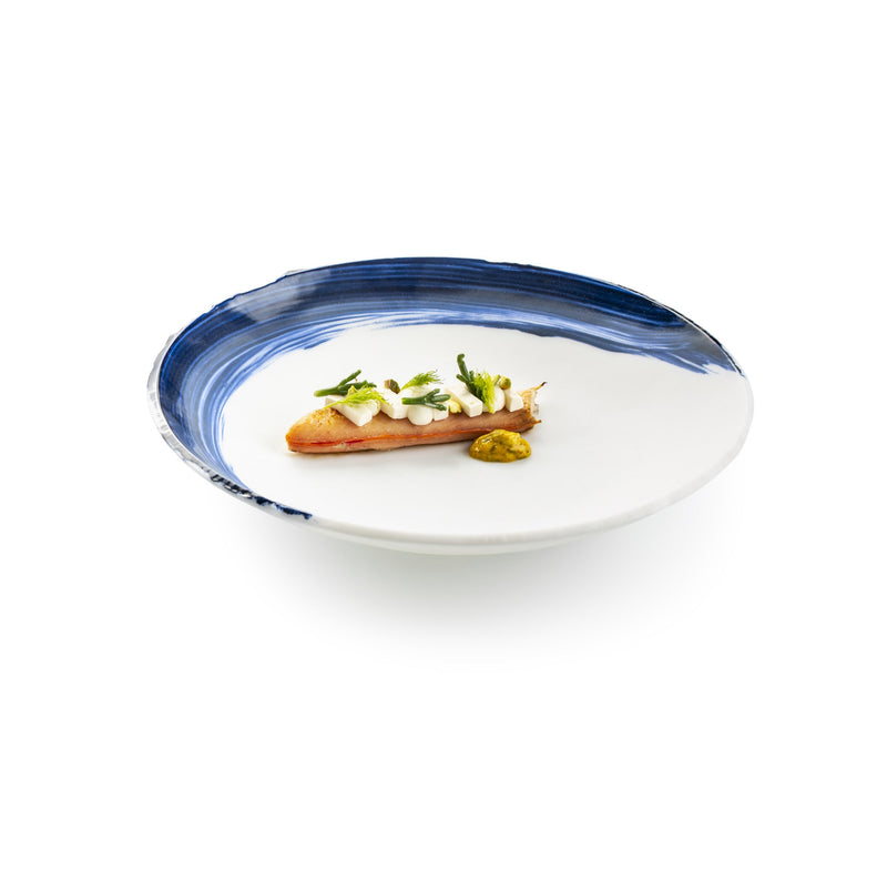 OIA GLASS DEEP PLATE 25CM