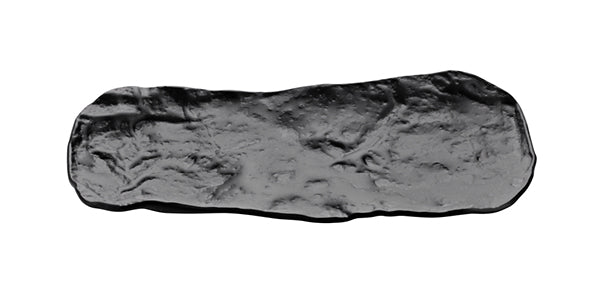 CRATER GLASS TRAY 23X10 CM