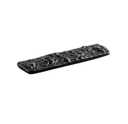 Matte Crater Glass Cutlery Rest with lunar-inspired texture, artistic design, and luxury elegance for refined dining décor.