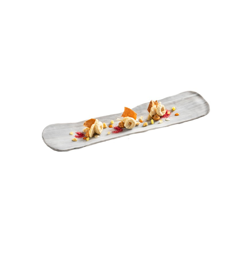 NORDICA GLASS TRAY 42X11CM