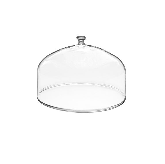 Elegant borosilicate glass dome, luxury tableware for stylish dining and culinary artistry.