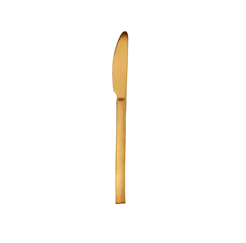 SPIGA TABLE KNIFE GOLD 22CM