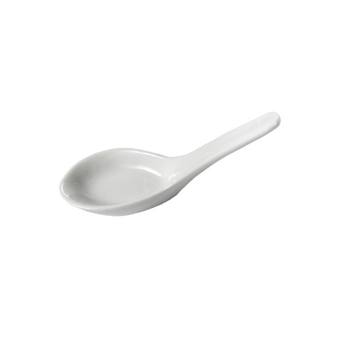 PORCELAIN APPETIZER SPOON 9CM