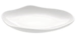 ASSIETTE CREUSE WAVE AVEC ANNEAU 32X23CM