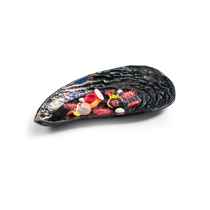 MUSSEL GLASS 21X10CM