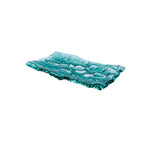 MAR GLASS GREEN TRAY 28X15CM